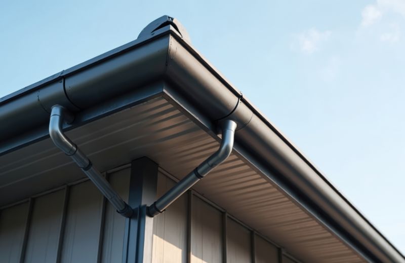 Business Gutter Installation detail